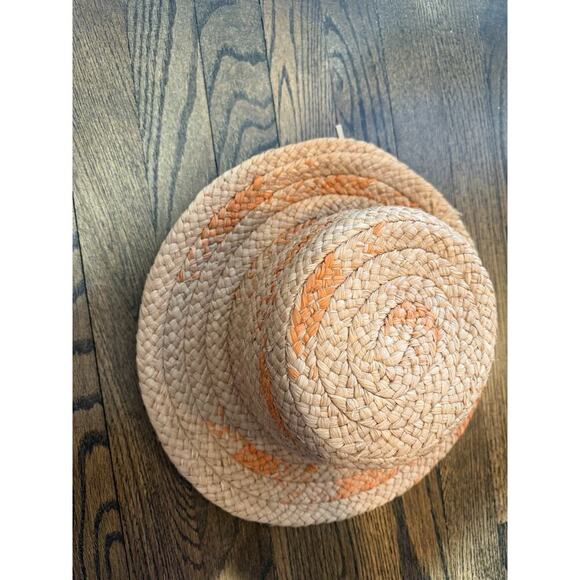 Helen Kaminski Contrasting Wide Braided Bucket Hat Natural $348 NWT main image 5